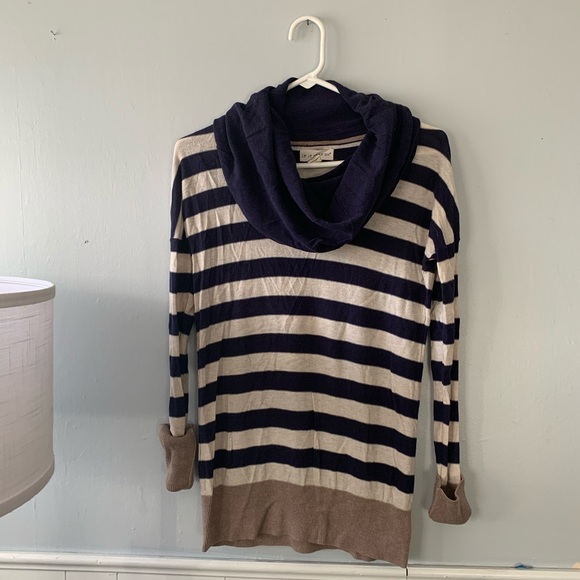 Navy Striped Sweater - Picture 1 of 3